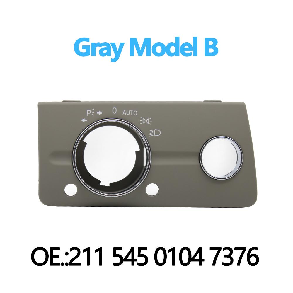 Левая рука водителя, передняя панель переключателя фар, накладка для Mercedes Benz W211 E Class 320 350 550