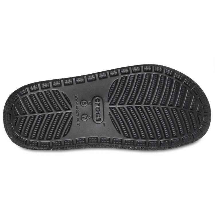 Crocs Классические блестящие флисовые тапочки в стиле диско Мужские тапочки 208074-0C4