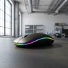 bluetooth 5.2 Wireless Mouse Rgb Gaming Mouse Silent Mouse Rechargeable Mouse 800-1200-1600 Dpi Mouse Mice for Pc Laptop macbook