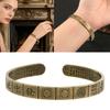 Fashionable Handmade Brass Bracelet With Customizable Fit And Cultural Symbolism Brass Wristband For Everyday Wear