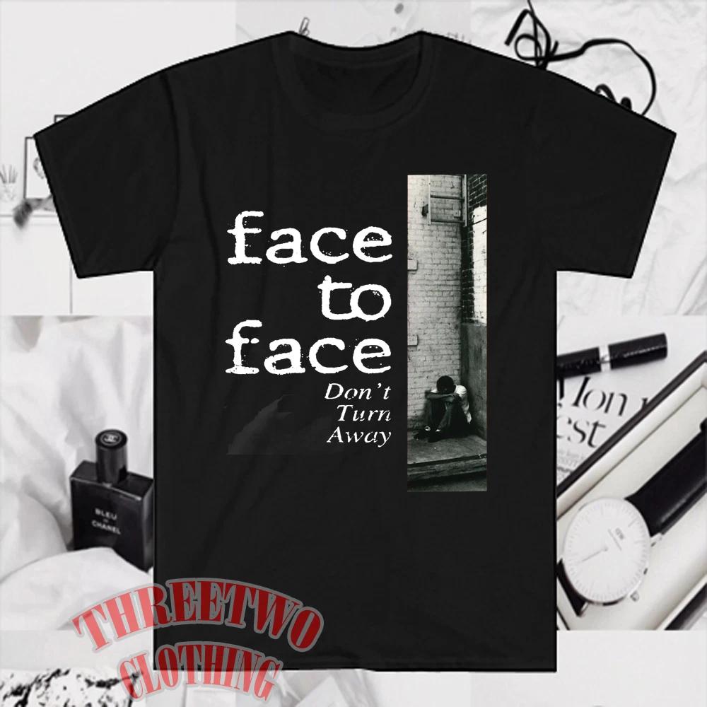 Face To Face Don't Turn Away Men's Black Size S to 5XL