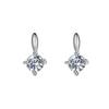 925 Silver Drop Earrings, Zirconia Earrings, Rhinestone Earrings for Women, Anti-allergy To Metal, Skin-friendly, Long-wear Earrings, Holiday Gifts