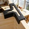 Wooden T-Shaped Right Angle Bracket, Thickened 90° Fixing Support, Easy Install Durable for Furniture Cabinet Shelf Woodworking