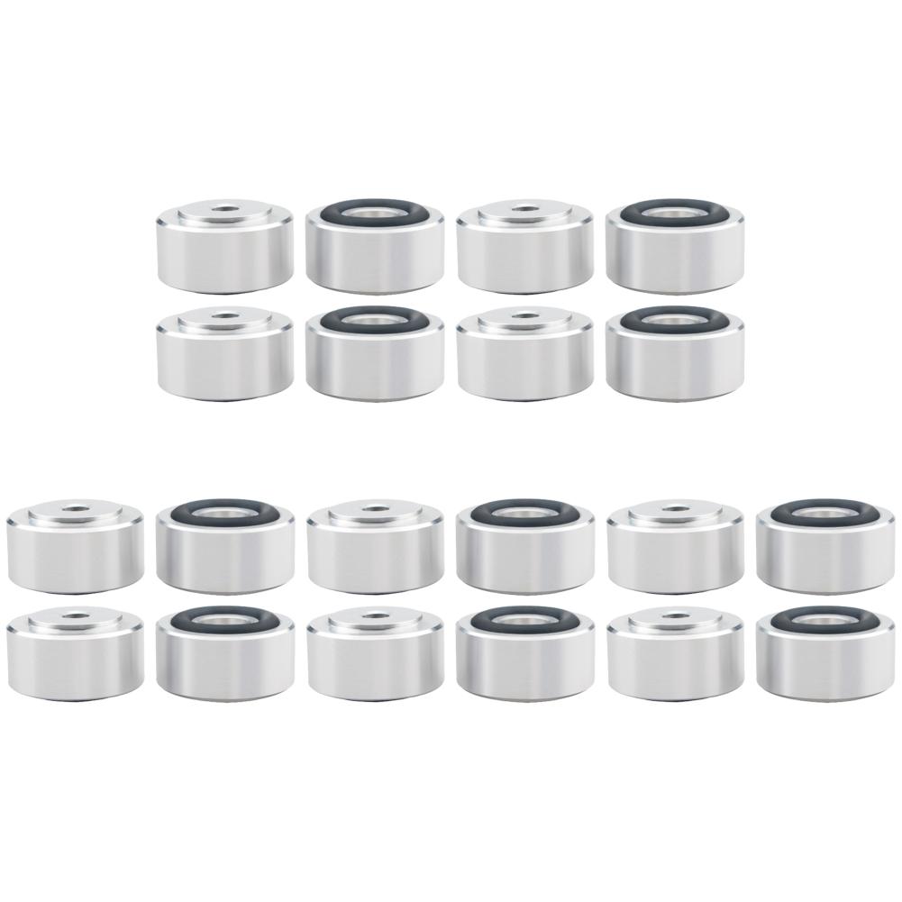 4-20PCS Speaker Spikes Stand Feet Pad Aluminum Alloy Speaker Isolation Stand Feet Pad Anti-Slip Absorb Shock Amplifier Base Feet
