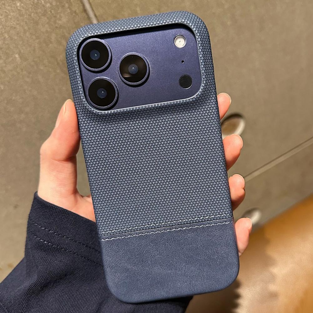 Оригинальный Чехол-Книжка Из Ткани и Кожи Для iPhone 17 Air 16 15 14 Plus 13 12 Pro Max Без Рамок Матовый Ударопрочный Защитный Чехол-Броня
