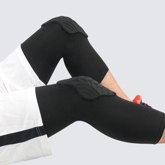 Спортивный наколенник, дышащий баскетбольный наколенник, сотовый защитный бампер, бандаж, защитный наколенник