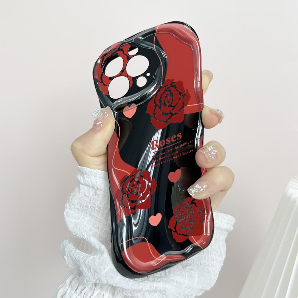 Мультяшный узор кремовая текстура чехол волнистый край мягкий силиконовый чехол для телефона OPPO Reno Realme OnePlus Vivo