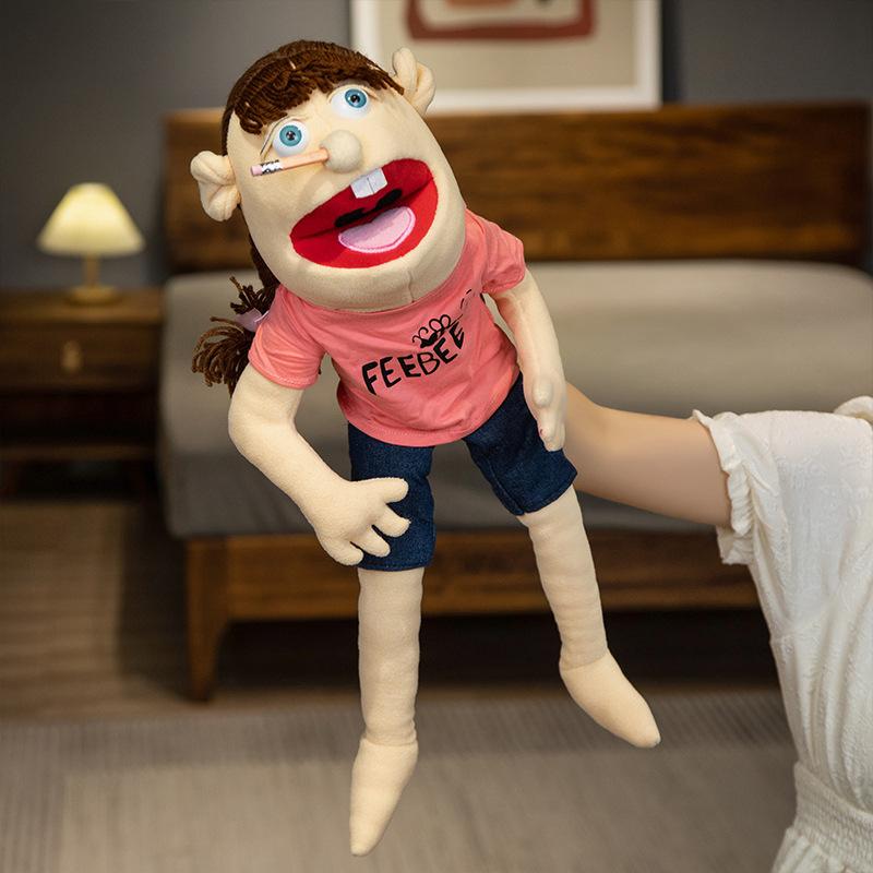 Чревовещание Джеффа Исполняет Кукла Большая Ручная Кукла Кукла Фиби Ручная Кукла Игрушка Ручная Кукла Джеффа