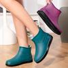 Simple and Fashionable Short Women's Rain Boots Non-slip Rain Shoes Waterproof Boots Women's Water Shoes Rubber Shoes