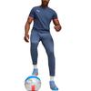 Puma Teamliga Джерси Круглый вырез Мода Мягкая Спортивная Футболка с коротким рукавом Мужские Топы Синий 704917-55