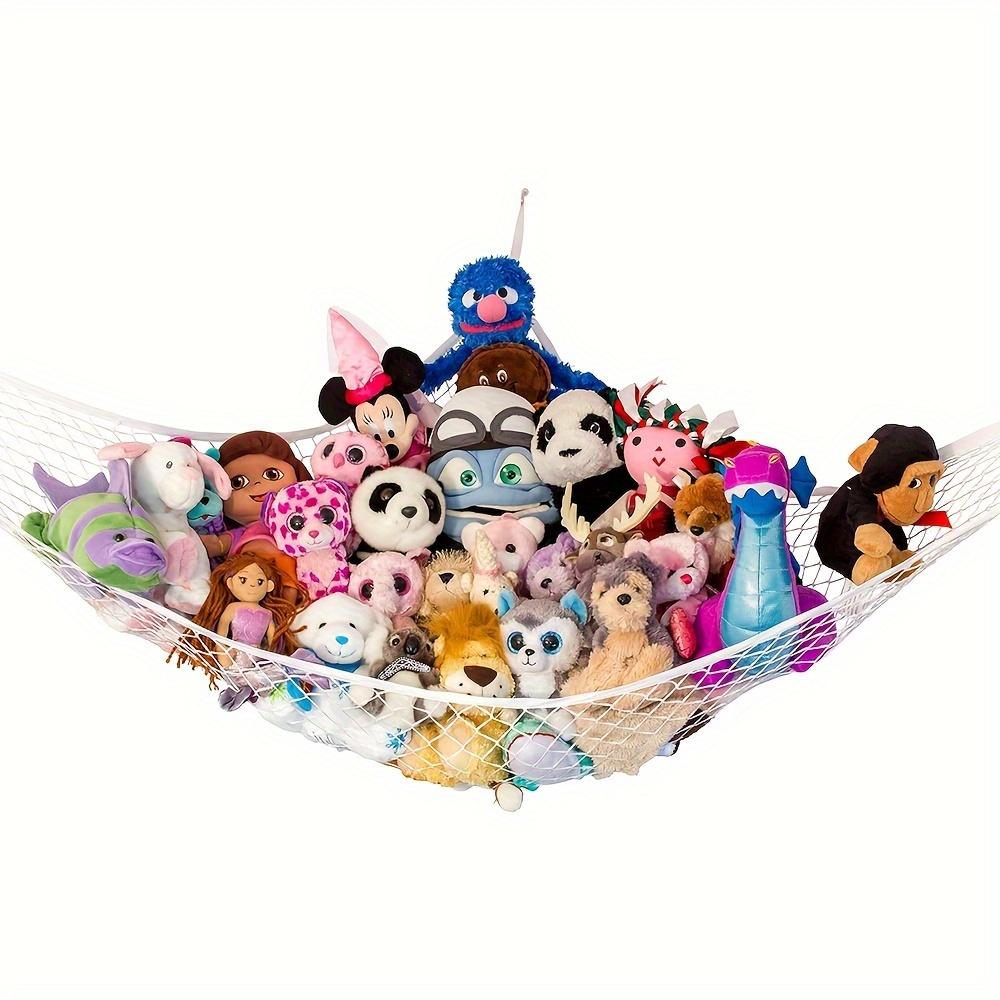 For Toy Hammock Mesh Kids Bedroom Storage Nursery Teddy Bear Net Child Organizer Stuffed Towels Tidy Soft Storage