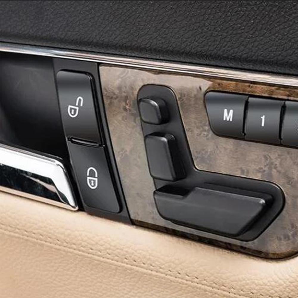 4 шт. Накладки на кнопки переключателя разблокировки двери для Mercedes-Benz W204 W212