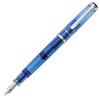 Pelikan Классическая специальная серия M205 Синий Демонстратор Перьевая ручка Широкое перо