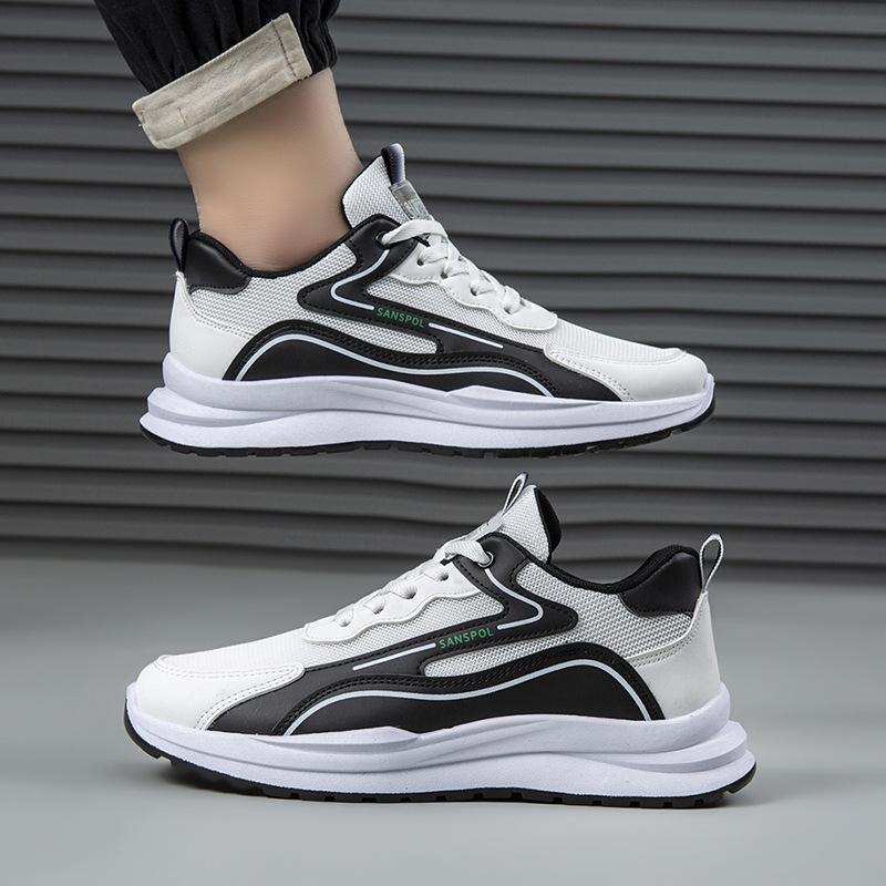 New Mesh Breathable Sneakers Lightweight Soft-soled Running Shoes Versatile Casual Shoes Youth Shoes Men