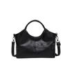 2025 Women's Soft Leather Shoulder Bag: Large Capacity, Fashionable Stitch Design, Perfect for Moms