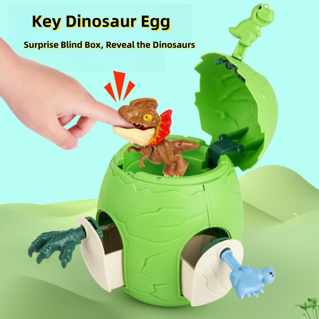 Dinosaur Egg Surprise Blind Box Random Color, Articulated Mini Dino Toy, Kids Unboxing Fun, Holiday Gift for Boys