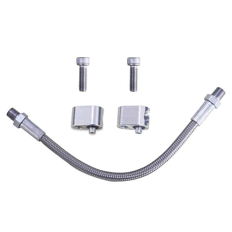 LS Cylinder Head Coolant Steam Port Crossover Throttle Body Bypass Hose Kit For GM Serie LS1 LSX LM7 LR4 LQ4 LS6 L59 LQ9 LM4 L33