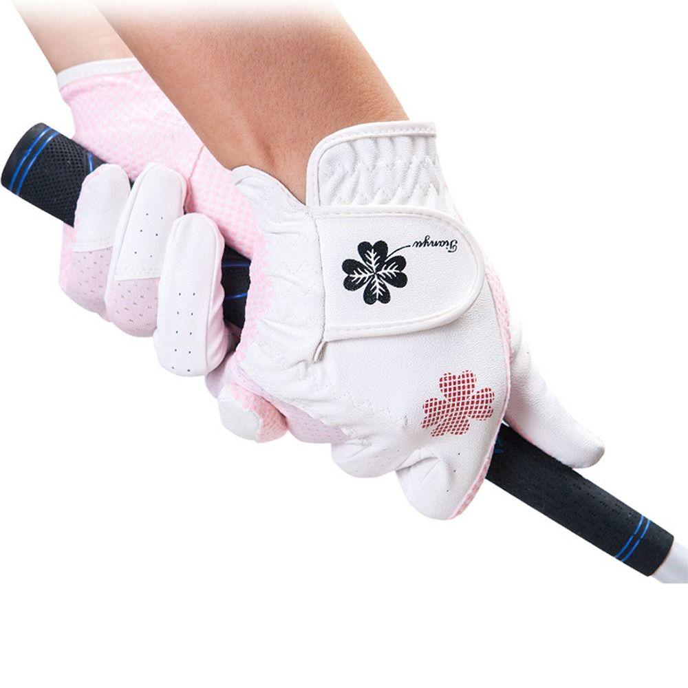 Breathable Full Finger Golf Gloves Wear Resistant Golf Mittens Women's Golf Gloves Golf Training