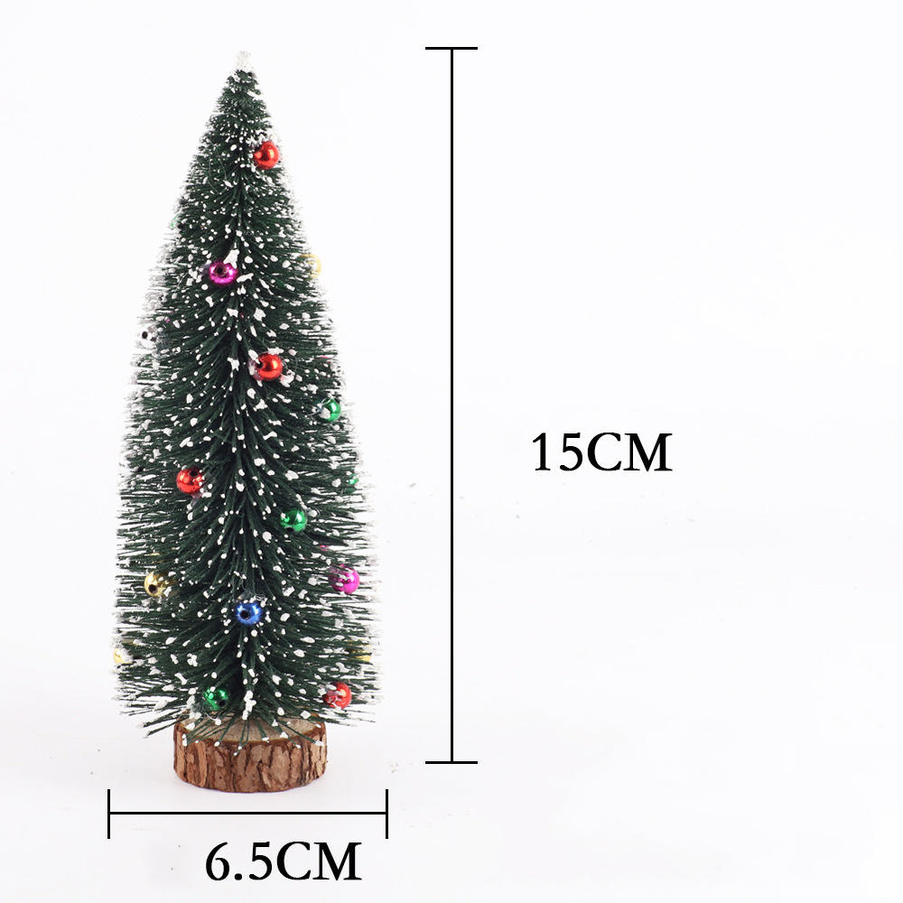 15/25cm Mini Christmas Tree Fake Pine Trees DIY Photo Prop for Home Decoration 2025 New Year Gift DIY Craft Desktop Xmas Decor