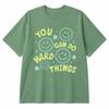 You Can Do Hard Things T-Shirt Positive Mindset Teacher Counselor Graphic Tee