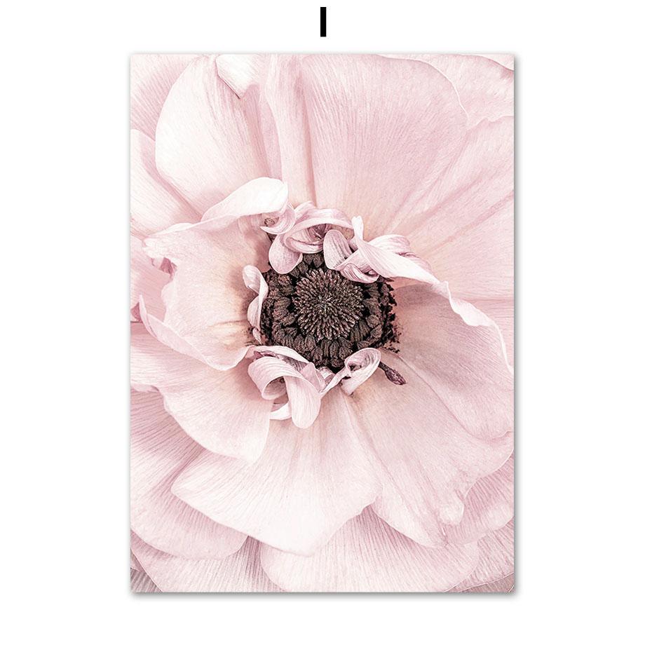 Розовый цветок розы Парижская башня трамвай воздушный шар настенная живопись на холсте плакаты на скандинавскую тему и принты настенные панно для декора гостиной