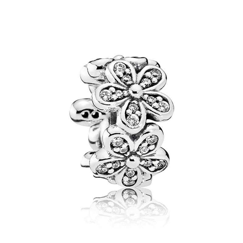 Шарм-клипса Застежка Лапка Луны Медь Квадратный Камень Разделительная Бусина Подходит для Оригинального Браслета Сделай Сам Для Женщины Девушки Ювелирные Изделия