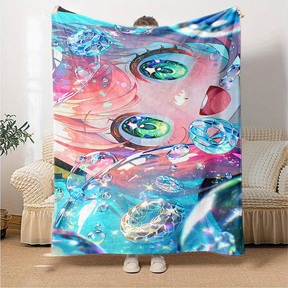 Anya Forger Blanket Ultra-Soft Great for Couch Office Seaside Four Seasons Universal Modern Style Ideal Gift for Friends Family Couples Picnic