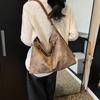 Multi-purpose Large-capacity Retro 2025 New Autumn and Winter Casual Solid Color Single Double Shoulder Crossbody Commuter Single Shoulder Tote Bag