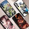 A-Arknights E-Endfield Ударопрочный чехол для телефона Samsung S26,S25,S24,S21,S22,S23,S30,Ultra,S20,Plus,Fe,Lite,5G Черный чехол