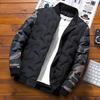 Мужская хлопковая пуховая куртка в корейском стиле с воротником-стойкой - Толстая теплая короткая повседневная модная куртка