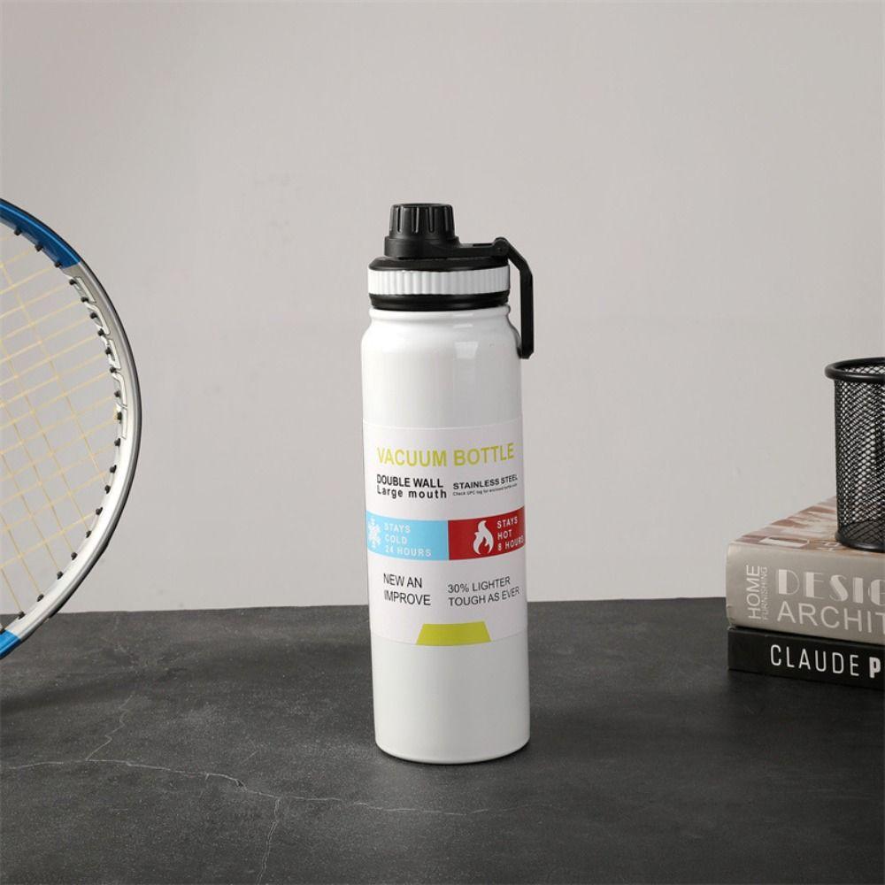 600/800ml Insulated Cup Leakproof Sports Water Bottle Vacuum Flask For Outdoor/Travel