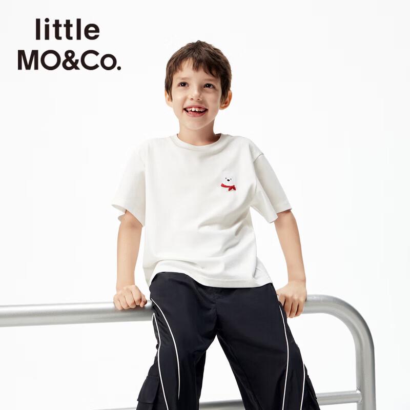 little MO&Co. Kids Puppy Graphic Quick-Dry T-Shirt