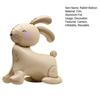 Rabbit Balloon Party Themed Scene Layout Lovely Cartoon Animal Inflatable Toy Ornament 4D Standing Easter Bunny Aluminum Foil Balloon Party Decoration