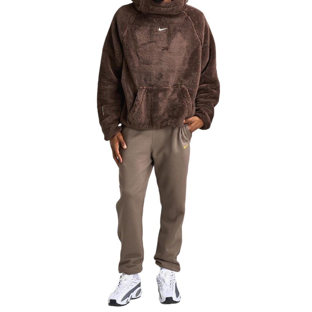 Nike X Nocta Swoosh FW25 Флис CS Свободные Мягкие Однотонные Повседневные Брюки Мужские Низ HM5764-040