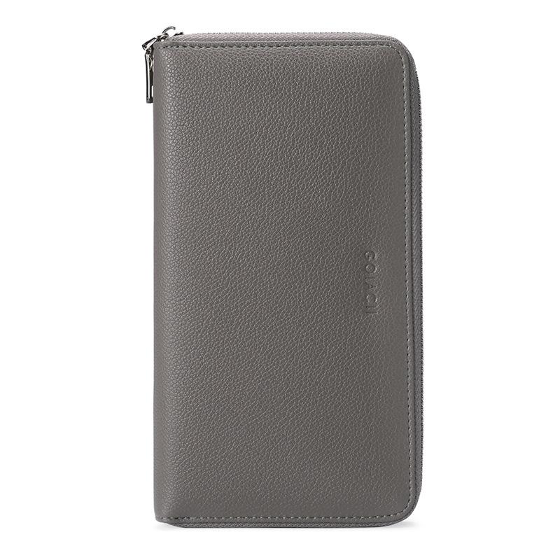 RFID искусственная кожа женские длинные кошельки большой емкости держатель для карт кошелек телефон молния клатч