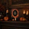 Lace Compartment Tin DIY Mini Photo Frames Silhouette Box, Halloween Miniature Small Storage Picture Display Container for Party Home Decor Box
