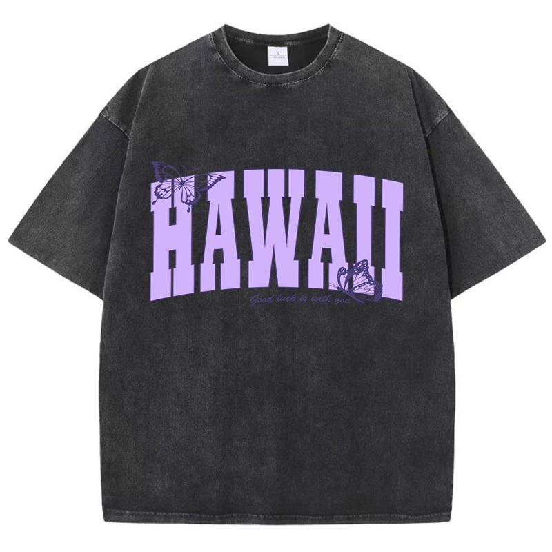 Женские хлопковые футболки с потертостями, свободные топы с простым буквенным принтом, короткий рукав, летняя уличная одежда