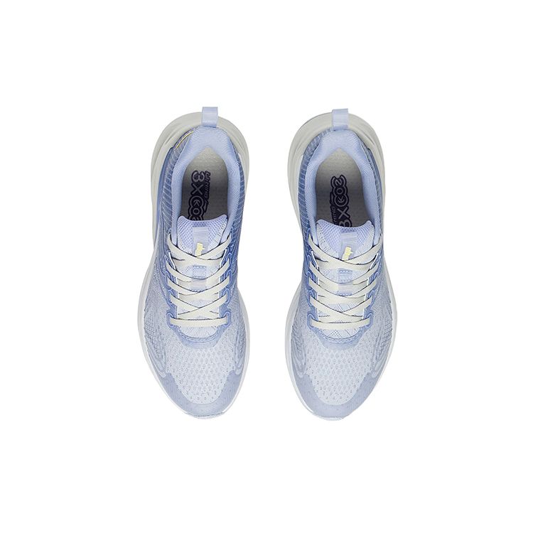 Li Ning Eazgo Удобные амортизирующие кроссовки с низким верхом для бега Женские кроссовки Сине-серые ARES024-2