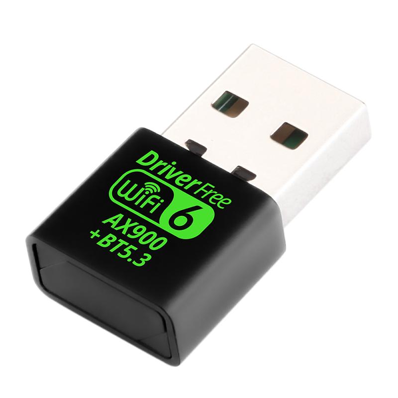 Ax900 Wifi 6 Usb Bluetooth 5.3 адаптер 2в1 Dongle двухдиапазонный 2.4G и 5Ghz Usb Wifi сетевой беспроводной Wlan приемник драйвер бесплатно