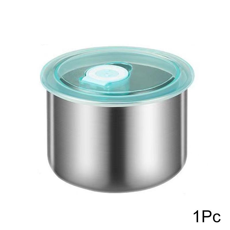 1 шт., герметичный поднос для фруктов для пикника, термостойкая герметичная коробка, круглая, с крышкой, упаковочные коробки для кухни, столовые приборы