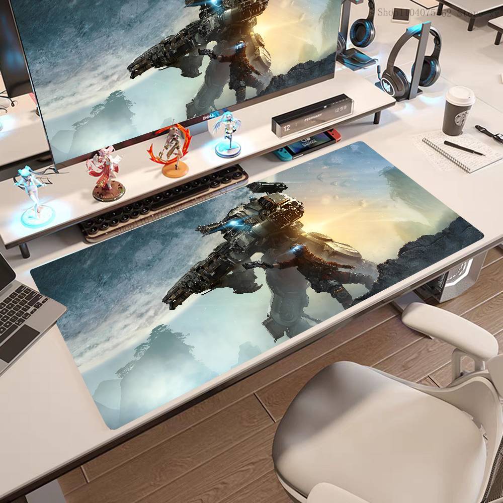 Игровой Titanfall 2 Коврик для мыши Большой Коврик для стола под клавиатуру Игровой коврик для мыши с замком по краю Нескользящий коврик