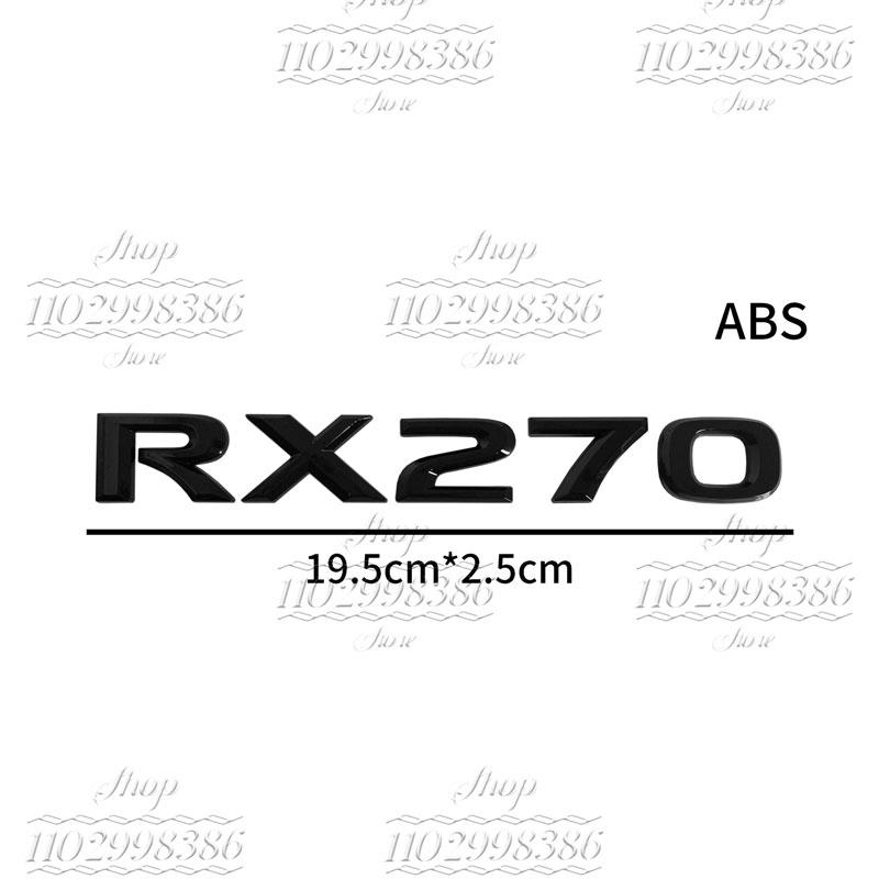 QMV5 Suitable for RX300, RX350, RX500h, RX450h, RX270, RX200t Lexus tail emblem decorative metal letter stickers