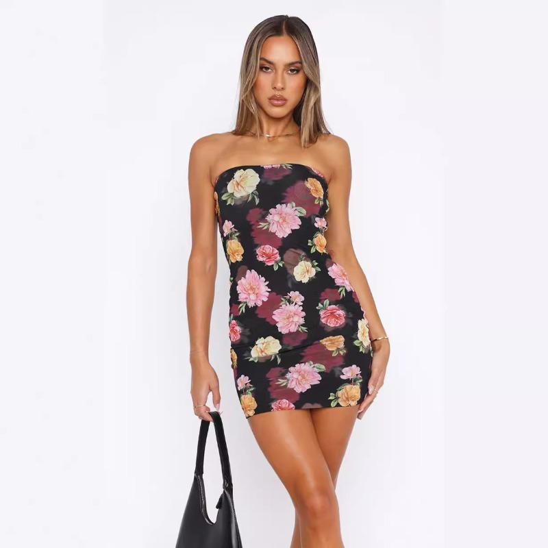 Женские летние сексуальные облегающие платья с завышенной талией и бедрами