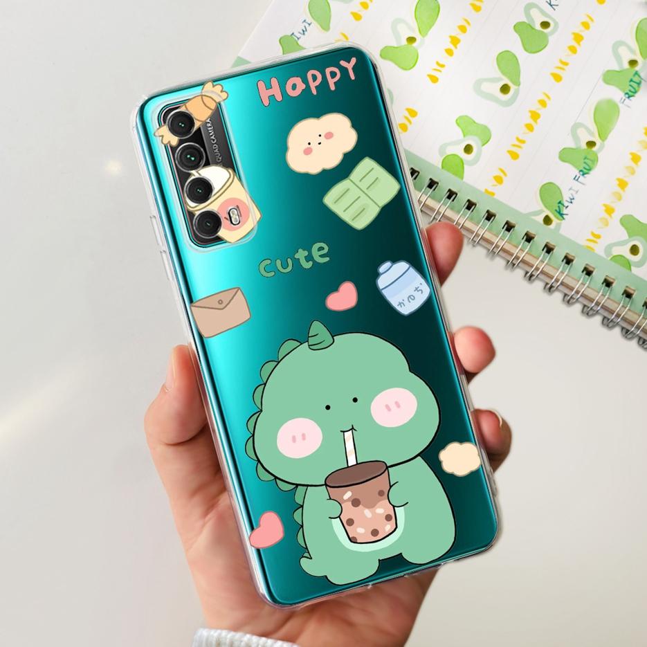 Для Huawei P Smart 2021 Чехол PPA-LX1 PPA-LX2 Новый Модный Расписной Чехол Мягкий ТПУ Чехол для Телефона Для Huawei Y7a Psmart 2021 Coque Capa