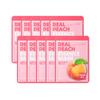 Real Peach Essence Mask 23ml X 10-Piece