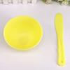 2Pcs Silicone Facial Mud Mixing Bowl with Sticks Women DIY Face Clay Stirring Bowl Professional Home Salon Beauty Skincare Mixing Tool Kit