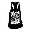 Men Summer Vest Sleeveless Slim Fit Hip Hop Letter Print Soft Stretchy U Neck Sweat Absorption Casual Fitness Gym Men Tank Top