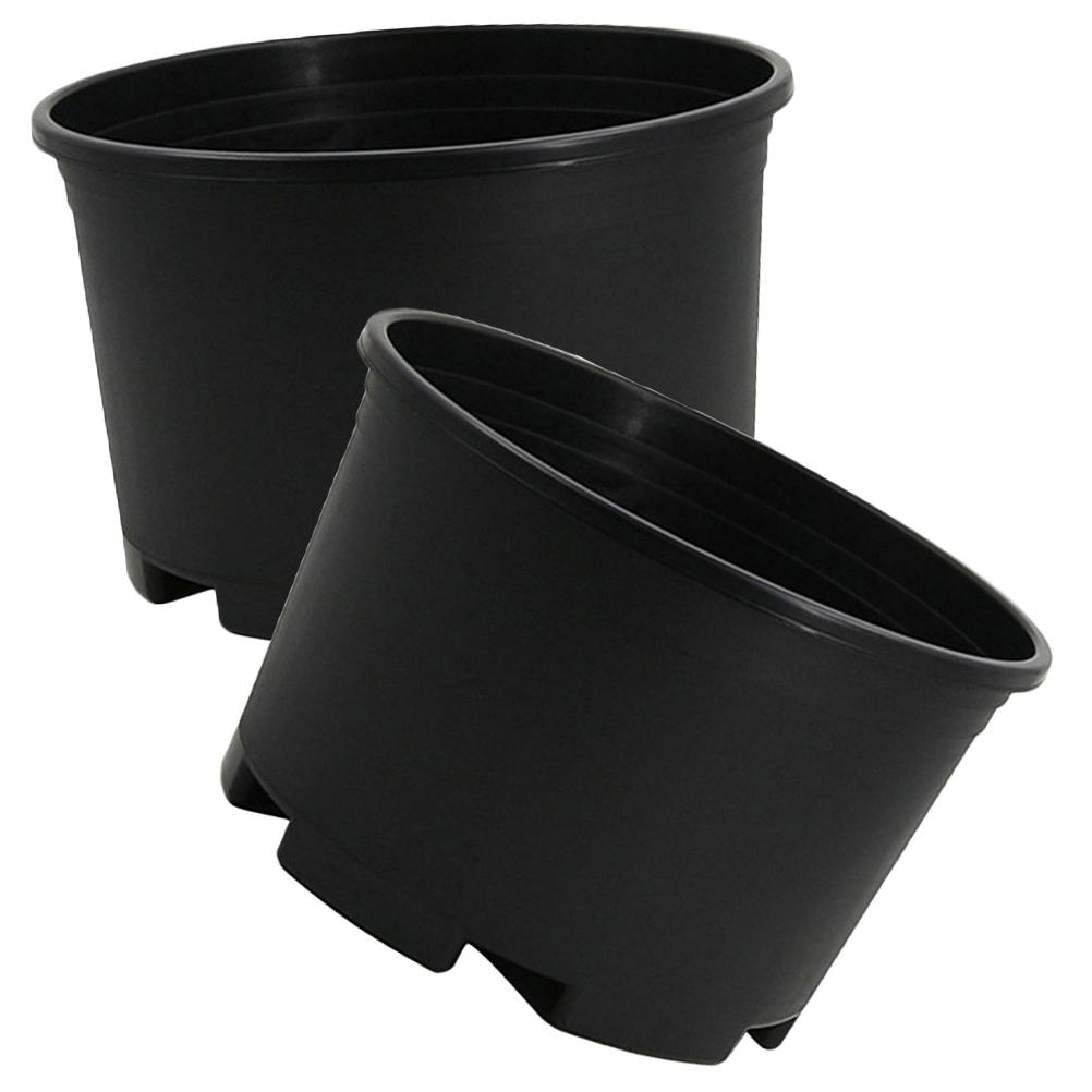 2 Pcs 30cm Diameter Extra Large Plastic Flower Pots With Drainage Holes For Nursery Planting Large Planters Garden Home Balcony
