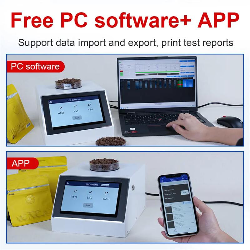 RTS LS177C D/8 Benchtop Colorimeter Cafe HCCI SCAA Agtron Number Coffee Beans Roast Degree Coffee Colorimeter