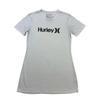 Рубашка Hurley Женская Размер Большой L Белый Черный Короткий Рукав Круглый Вырез Легкая